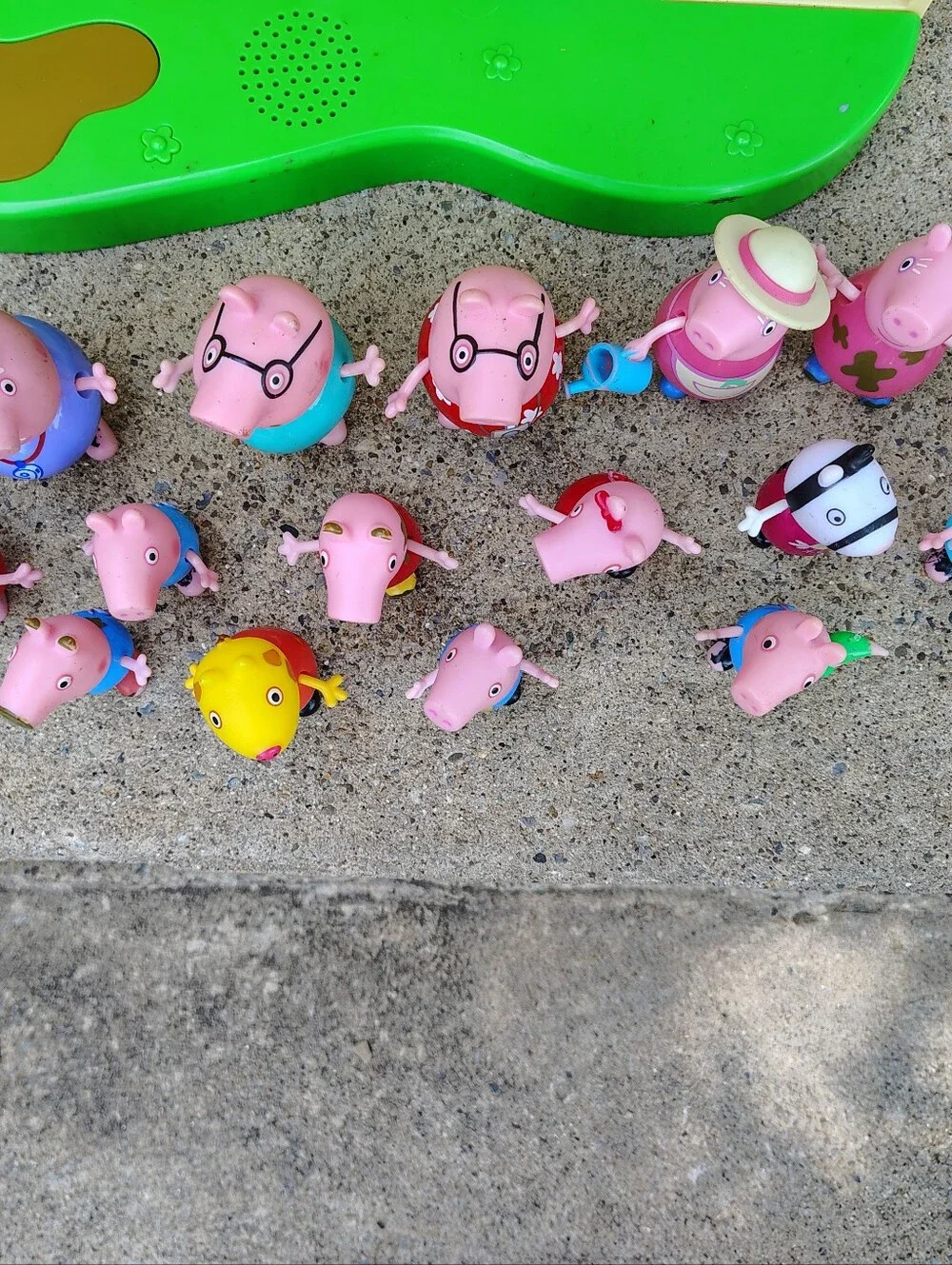 Peppa Pig House Playset Van Train Figure Lot 15+ Characters Furniture Bundle